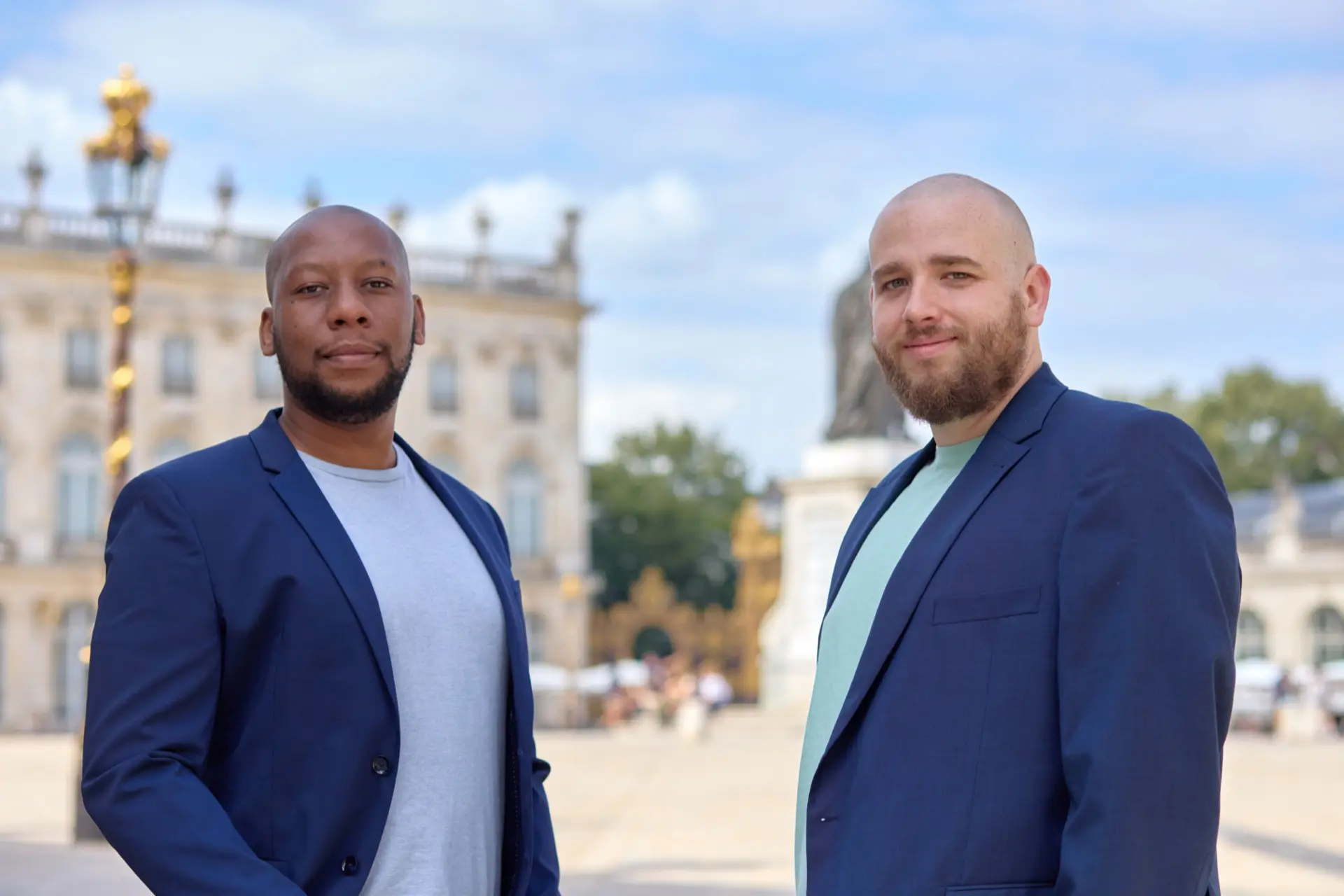 Lionel et Pierrick en discussion, à l'origine de l'aventure Reflect-Tech